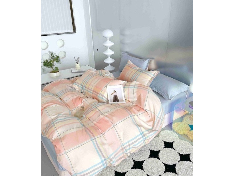 Постельное белье 808 Геометрия сатин Евро сп / Спать Пора