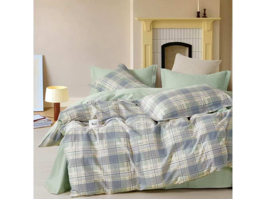 Постельное белье 122 Геометрия сатин Евро сп / Спать Пора