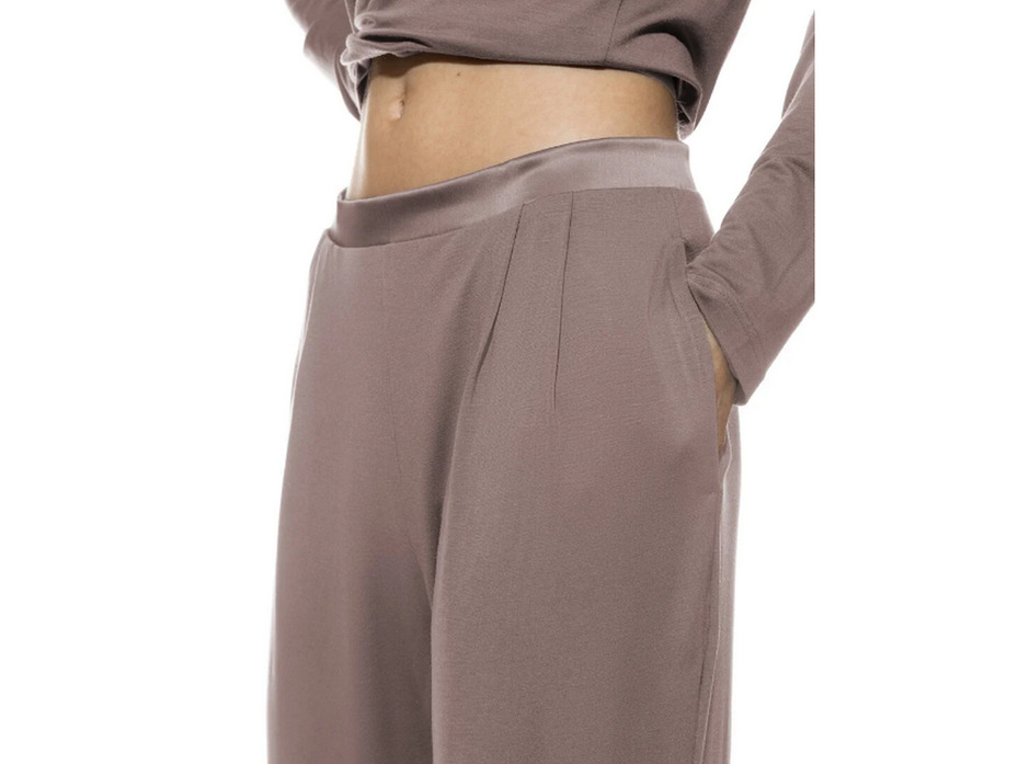 Пижама женская, рубашка и брюки 1240057 Pure chic Milkn coffe / Mey