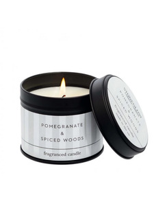 Гранат и пряное дерево / Свеча в жестяной банке 135 г / StoneGlow