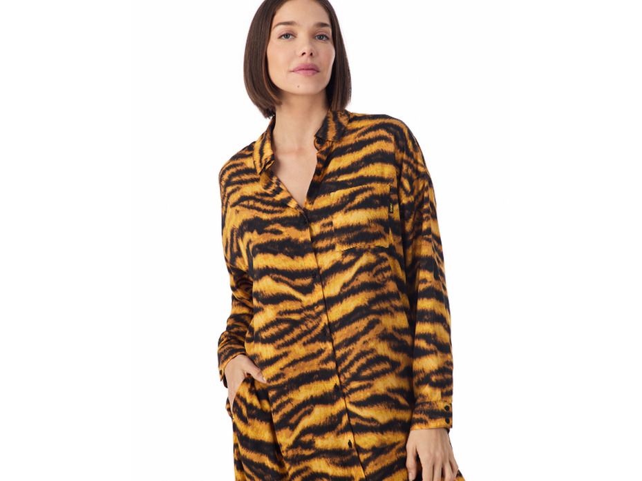 Халат-рубашка женский YI20061 (711) Autumn Spice / DKNY