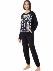 Костюм женский, лонгслив и брюки YI90063 (056) Falling For Fall / DKNY