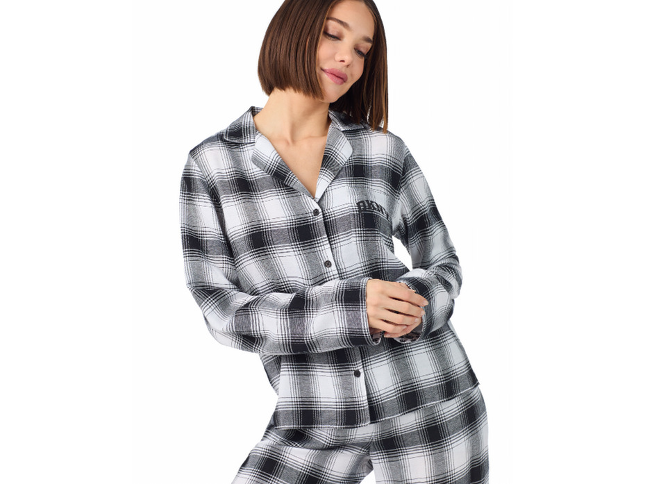 Пижама женская, рубашка и брюки YI90064 (005) Channel The Flannel / DKNY
