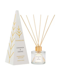 Корица и апельсин 70587, Аромадиффузор с палочками, 100 мл / StoneGlow