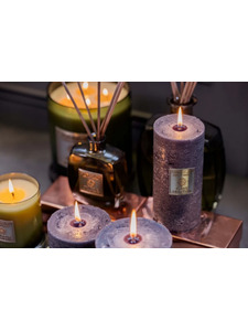 Водяной цветок 70955, Свеча широкая / StoneGlow