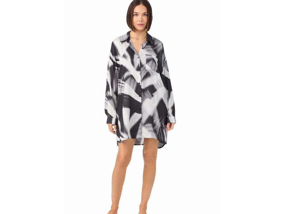 Халат-рубашка женский YI30070 (003) Dreamy Night & City Lights / DKNY