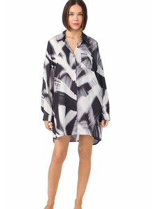 Халат-рубашка женский YI30070 (003) Dreamy Night & City Lights / DKNY