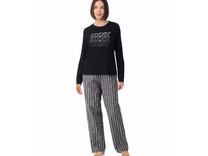 Пижама женская, лонгслив и брюки YI80060 (061) Whtn YouRe On The (Lo)Go / DKNY