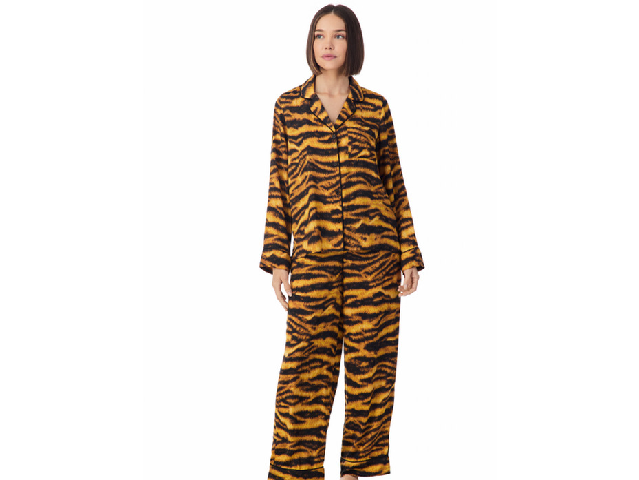 Пижама женская, рубашка и брюки YI80061 (711) Autumn Spice / DKNY