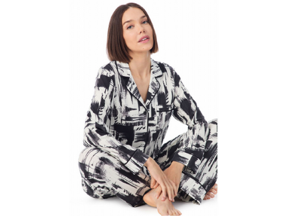Пижама женская, рубашка и брюки YI80062 (002) Embrace The City / DKNY