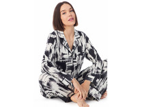 Пижама женская, рубашка и брюки YI80062 (002) Embrace The City / DKNY