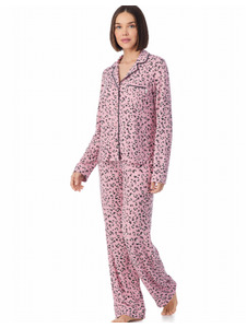 Пижама женская, рубашка и брюки YI80063 (661) Falling For Fall / DKNY