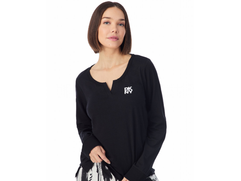 Пижама женская, лонгслив и брюки YI90062 (002) Embrace The City / DKNY