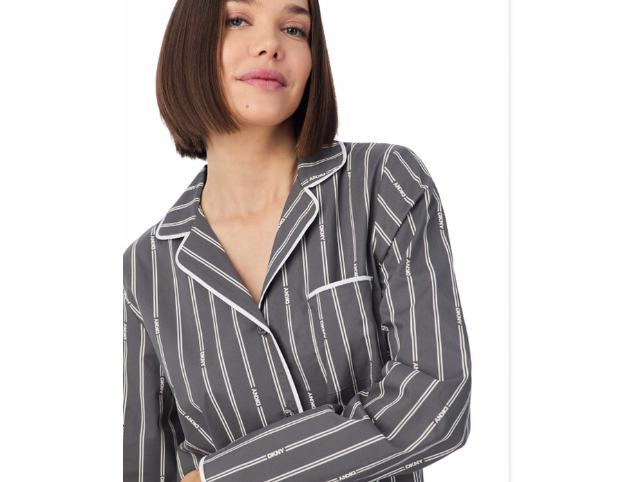 Пижама женская, рубашка и брюки YI90060 (061) When YouRe On The (Lo)Go / DKNY