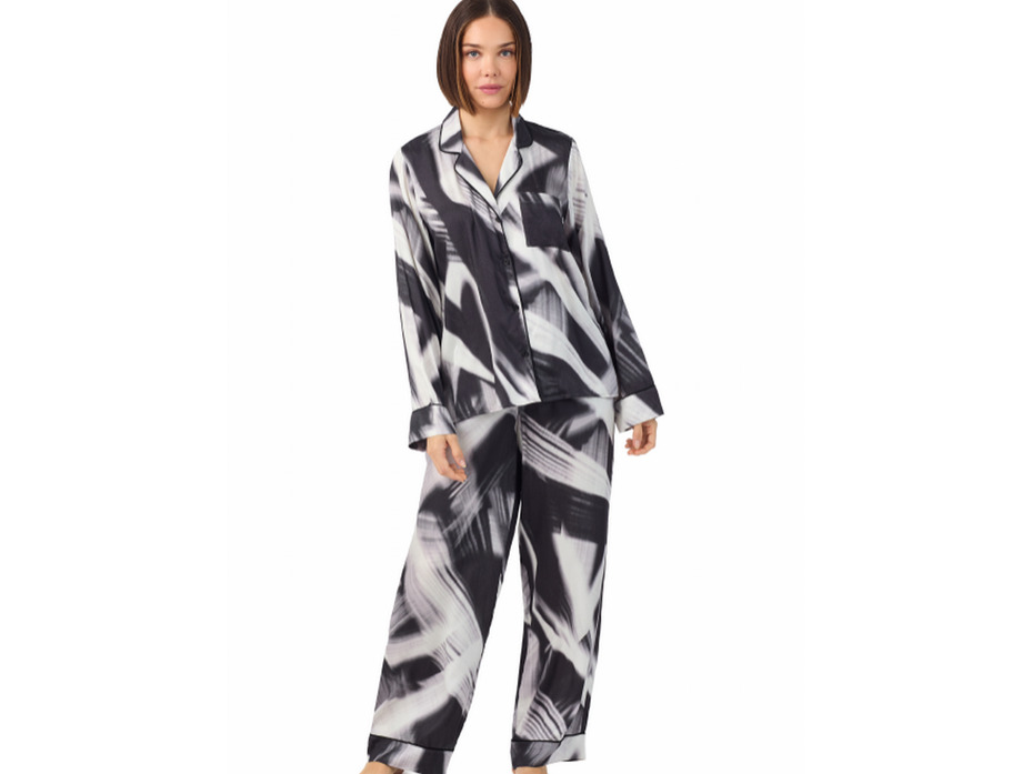 Пижама женская, рубашка и брюки YI90070 (003) Dream Night & City Lights / DKNY