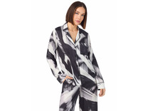 Пижама женская, рубашка и брюки YI90070 (003) Dream Night & City Lights / DKNY
