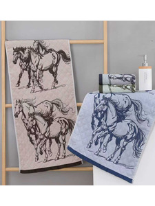 Полотенце 2206662 Символ года Лошадь хлопковое 70*140 / 7-я