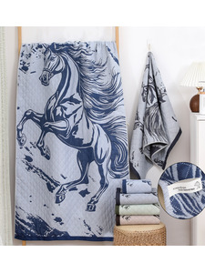 Полотенце 2205658 Символ года Лошадь хлопковое 50*90 / 7-я