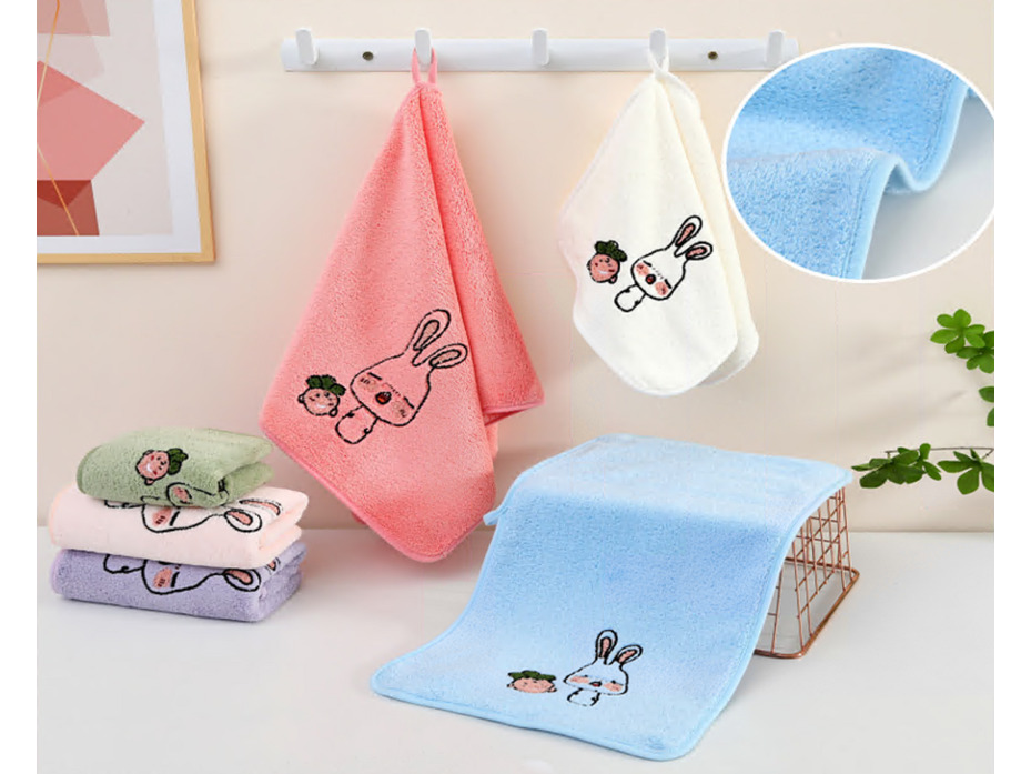 Полотенце 4502479 Кролик микрофибра 25*50 / 7-я