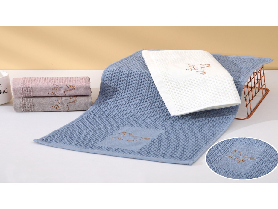 Полотенце 1504546 Символ года Лошадь вафельное 35*75 / 7-я Полотенце 1504546 Символ года Лошадь вафельное 35*75 / 7-я