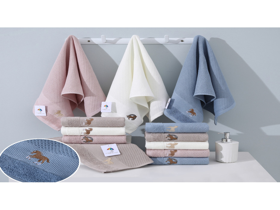 Полотенце 1502547 Символ года Лошадь вафельно-махровое 25*50 / 7-я Полотенце 1502547 Символ года Лошадь вафельно-махровое 25*50 / 7-я