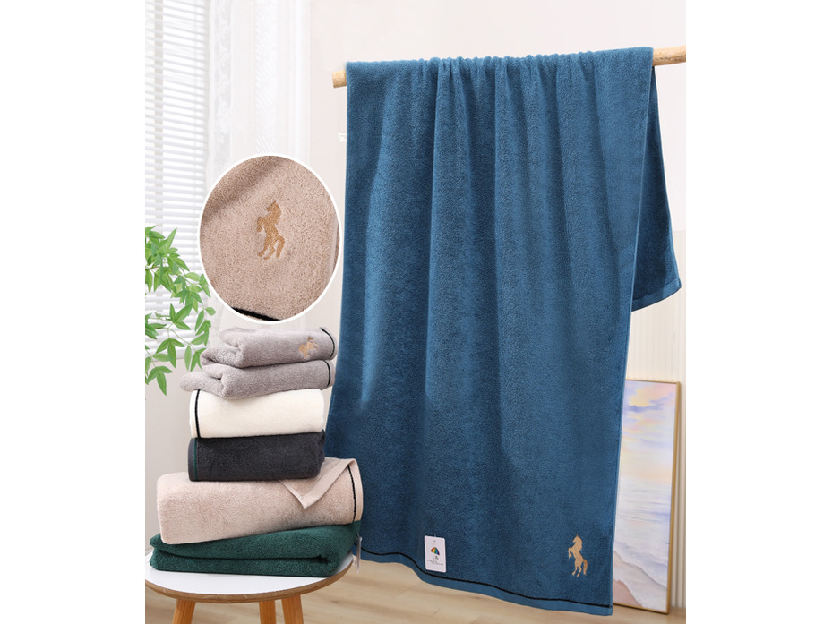 Полотенце 1506545 Символ года Лошадь махровое 70*140 / 7-я