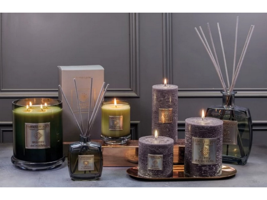 Виски и дуб 70923, Свеча высокая / StoneGlow