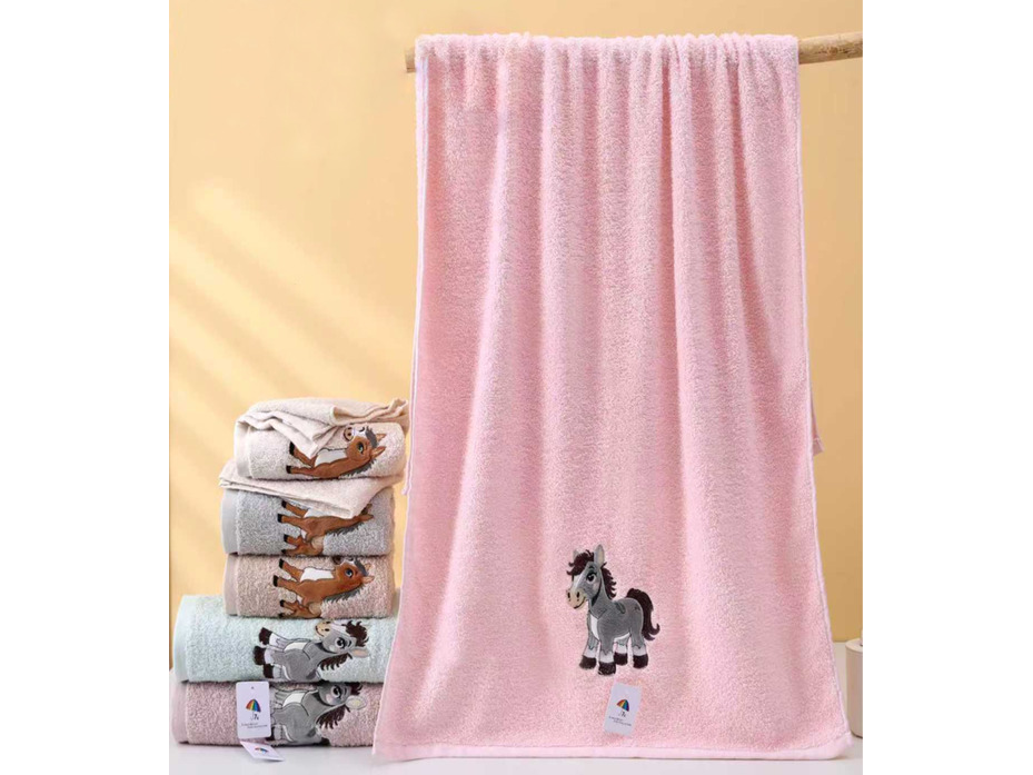 Полотенце 10061148 Символ года Лошадь махровое 70*140 / 7-я