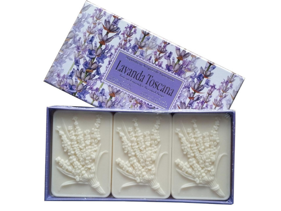 Мыло Lavander с ароматом лаванды, 125 гр (3 шт) / Saponificio Artigianale Fiorentino
