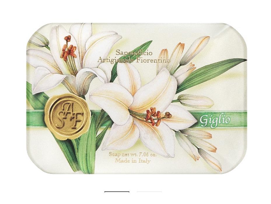 Мыло ES-6 Lily с ароматом лилии, 200 гр / Saponificio Artigianale Fiorentino