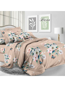 Постельное белье Цветы Дина бязь 2 сп / Спать Пора