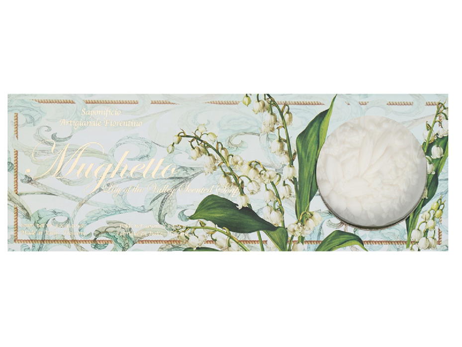 Мыло WA 78 Lily of the Valley с ароматом ландыша, 125 гр (3 шт) / Saponificio Artigianale Fiorentino