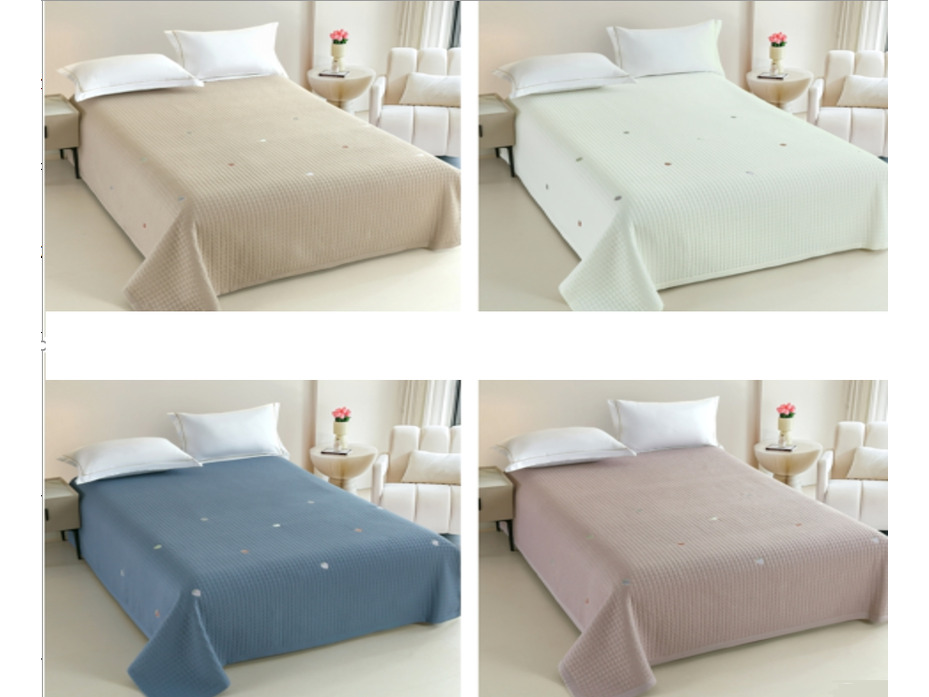 Покрывало 1683696 Сердечки хлопковое 150*200 / 7-я