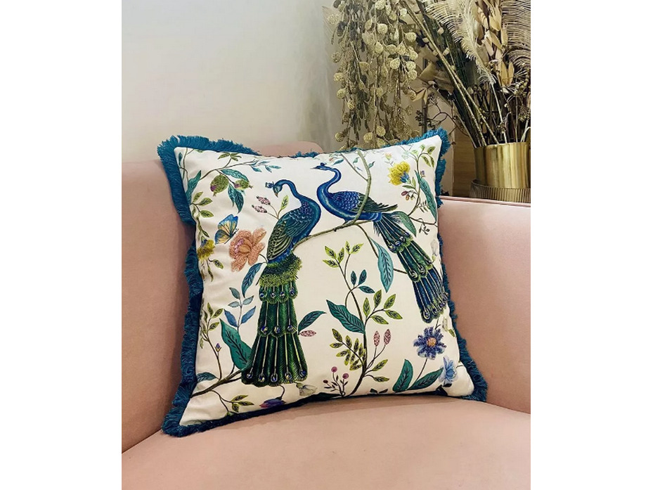 Наволочка декоративная Romantic Peacocks 45*45 / Arya Наволочка декоративная Romantic Peacocks 45*45 / Arya