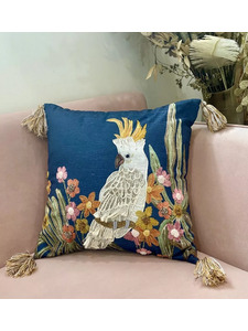 Наволочка декоративная White Cckatoo полиэстер 45*45 / Arya