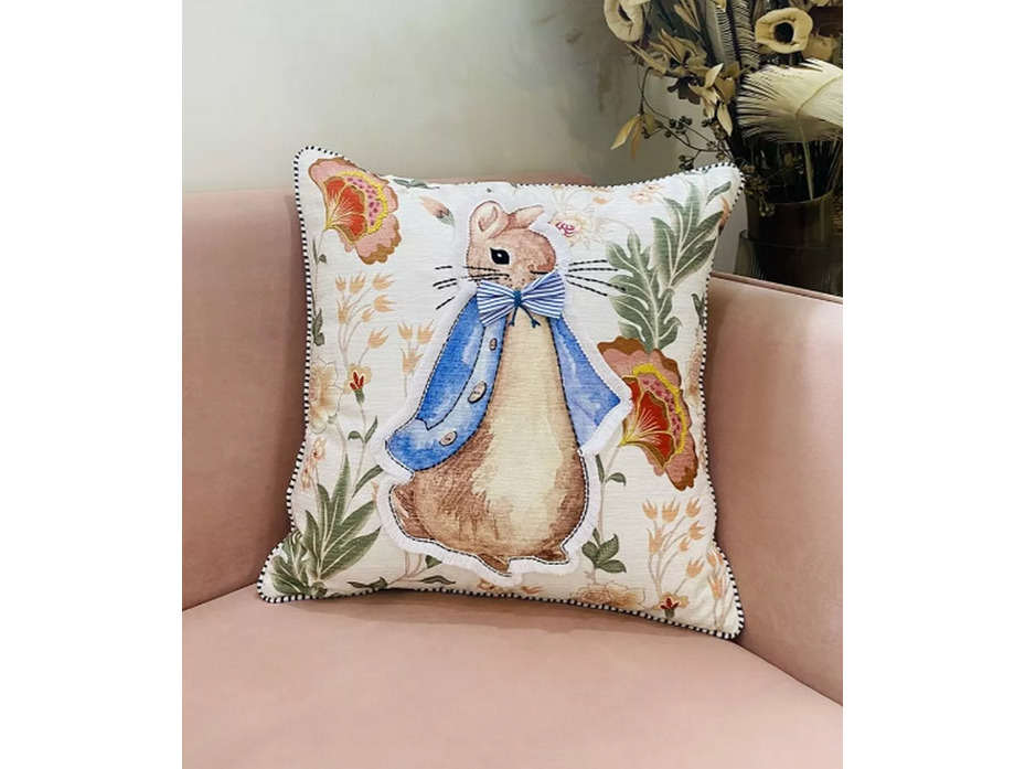 Наволочка декоративная Funny Rabbit хлопковый 45*45 / Arya