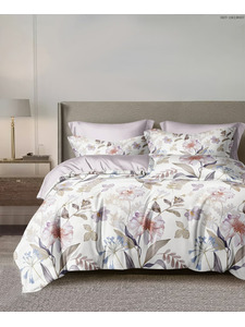 Постельное белье 6878 Цветы поплин 1,5 сп / Спать Пора
