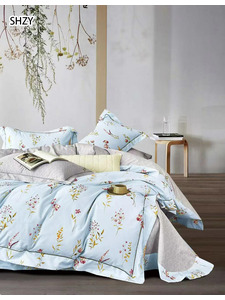 остельное белье 6883 Цветы поплин 1,5 сп / Спать Пора