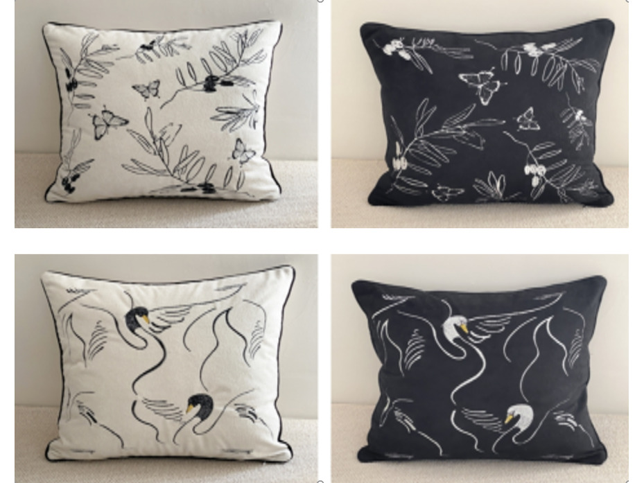 Наволочка декоративная 1672818 Флора полиэстер 45*45 / 7я