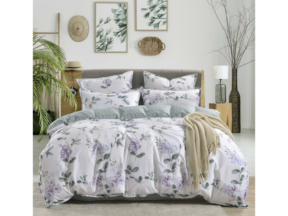 Постельное белье 6850 Цветы поплин 1,5 сп / Спать Пора