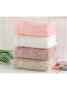 Полотенце 220659 Узор махровое 70*140 / 7-я