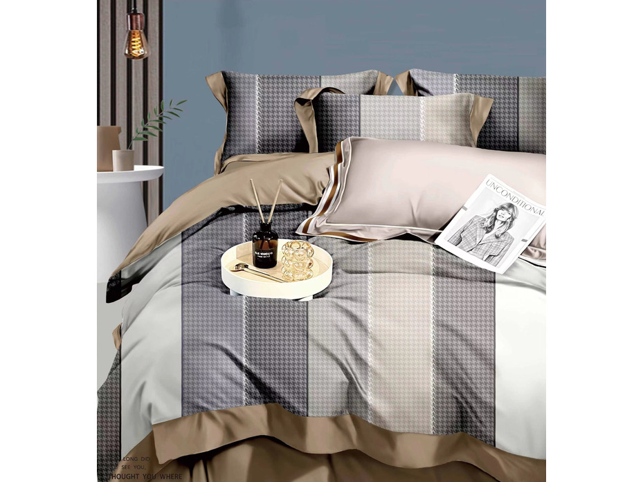 Постельное белье 80-S60-0513 сатин делюкс 2 сп / Спать Пора