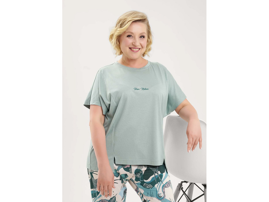 Пижама женская, футболка и капри LP-1196/1 / Clever