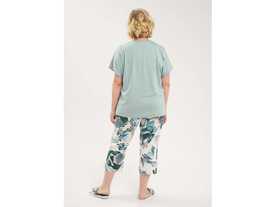 Пижама женская, футболка и капри LP-1196/1 / Clever