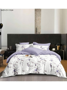 Постельное белье 6863 Цветы поплин 1,5 сп / Спать Пора