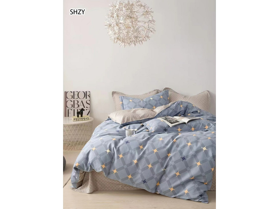 Постельное белье 6889 Геометрия поплин 1,5 сп / Спать Пора