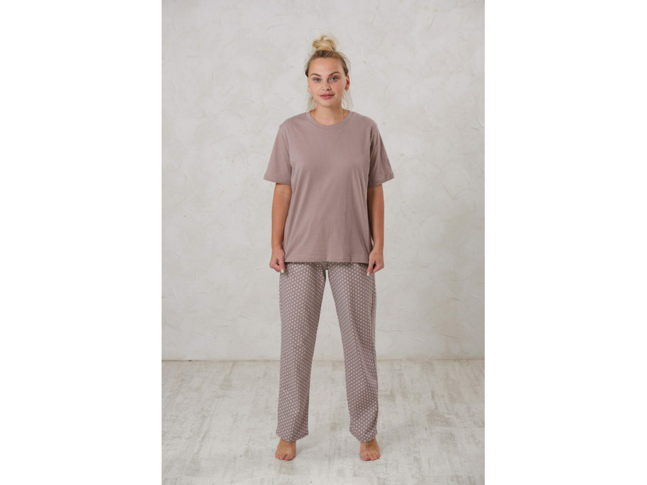 Пижама женская, футболка и брюки 22-216 / Mara