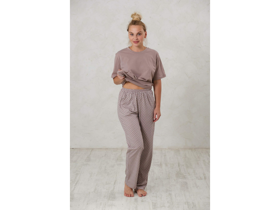 Пижама женская, футболка и брюки 22-216 / Mara