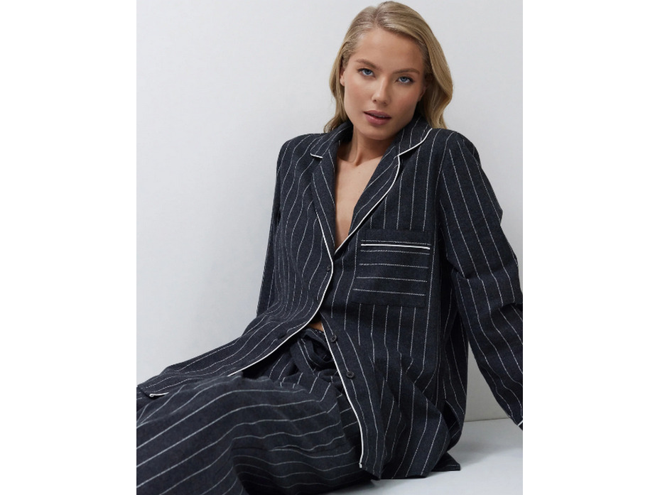 Пижама женская, рубашка и брюки Casey / Aruelle Пижама женская, рубашка и брюки Casey / Aruelle