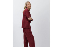 Пижама женская, рубашка и брюки Cadance burgundy / Aruelle